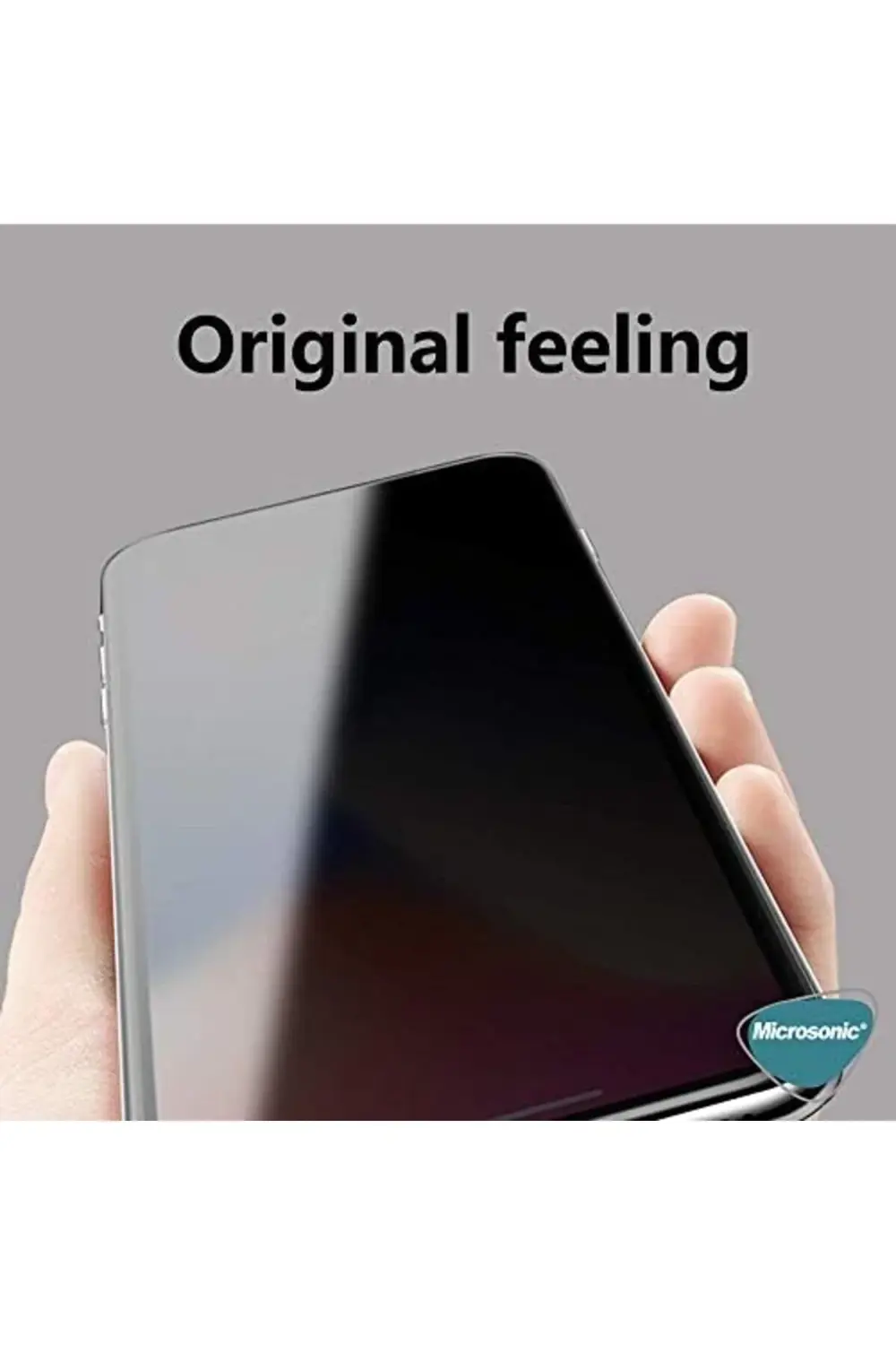 Honor 8A Privacy 5D Gizlilik Filtreli Cam Ekran Koruyucu Siyah 39