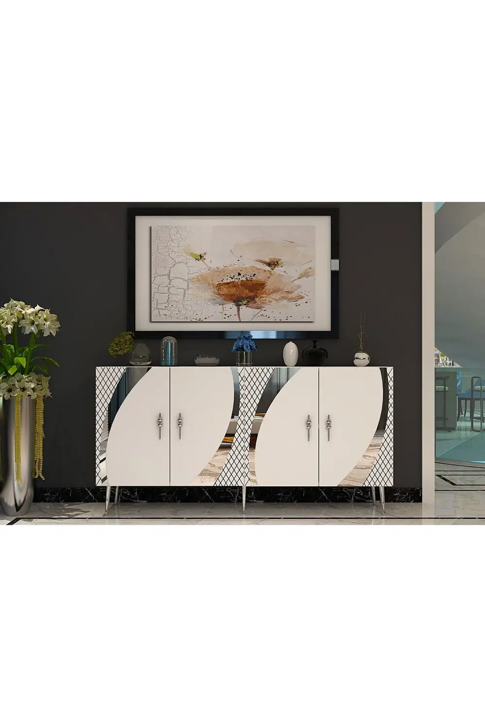 HOOKCT (KB150) KONSOL BEYAZ-GÜMÜŞ