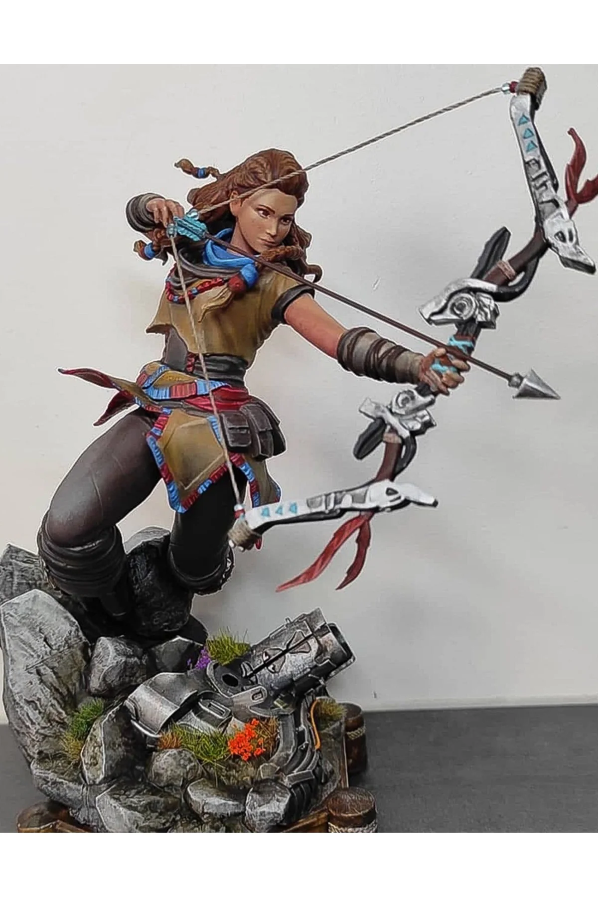 Horizon Aloy Boyalı Figür Horizon Zero Dawn Aloy Figür Büyük Boy 25CM