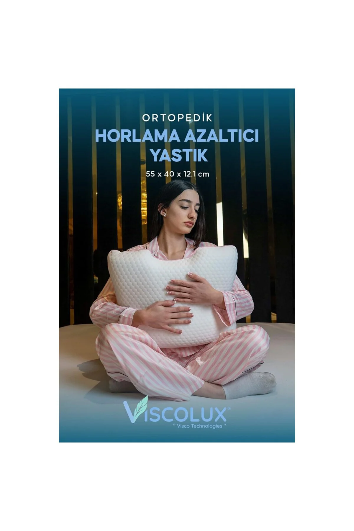 Horlama Azaltıcı Yastık - Horlama Önleyici Ortopedik Visco Yastık