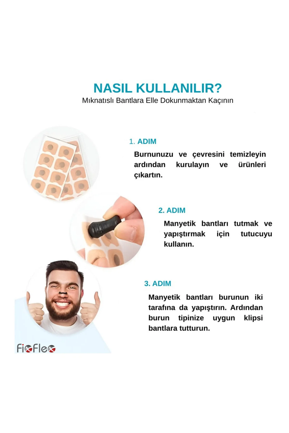 Horlama Önleyen Manyetik, Mıknatıslı Burun Bandı - Premier Nasal Dilator