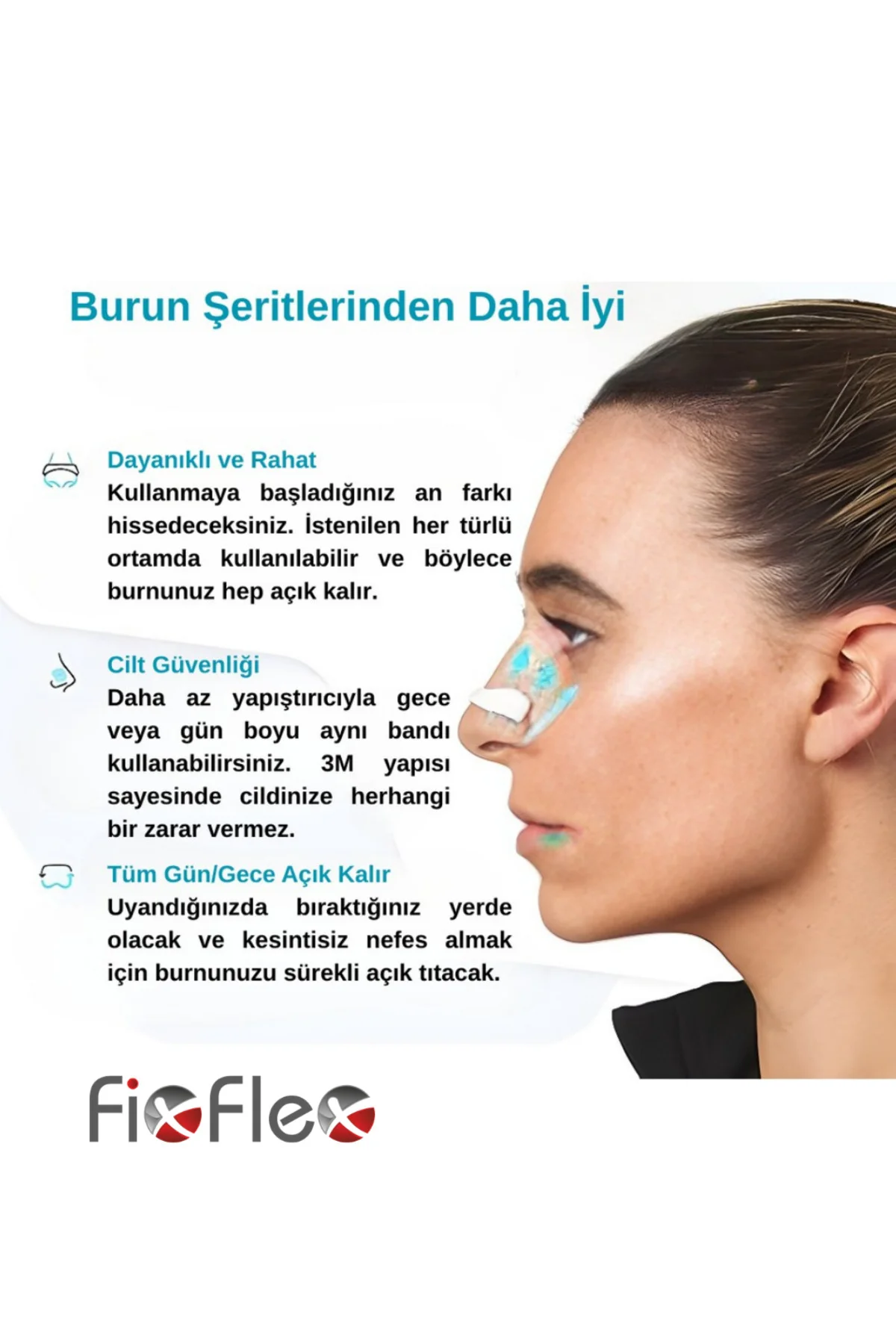 Horlama Önleyen Manyetik, Mıknatıslı Burun Bandı - Premier Nasal Dilator