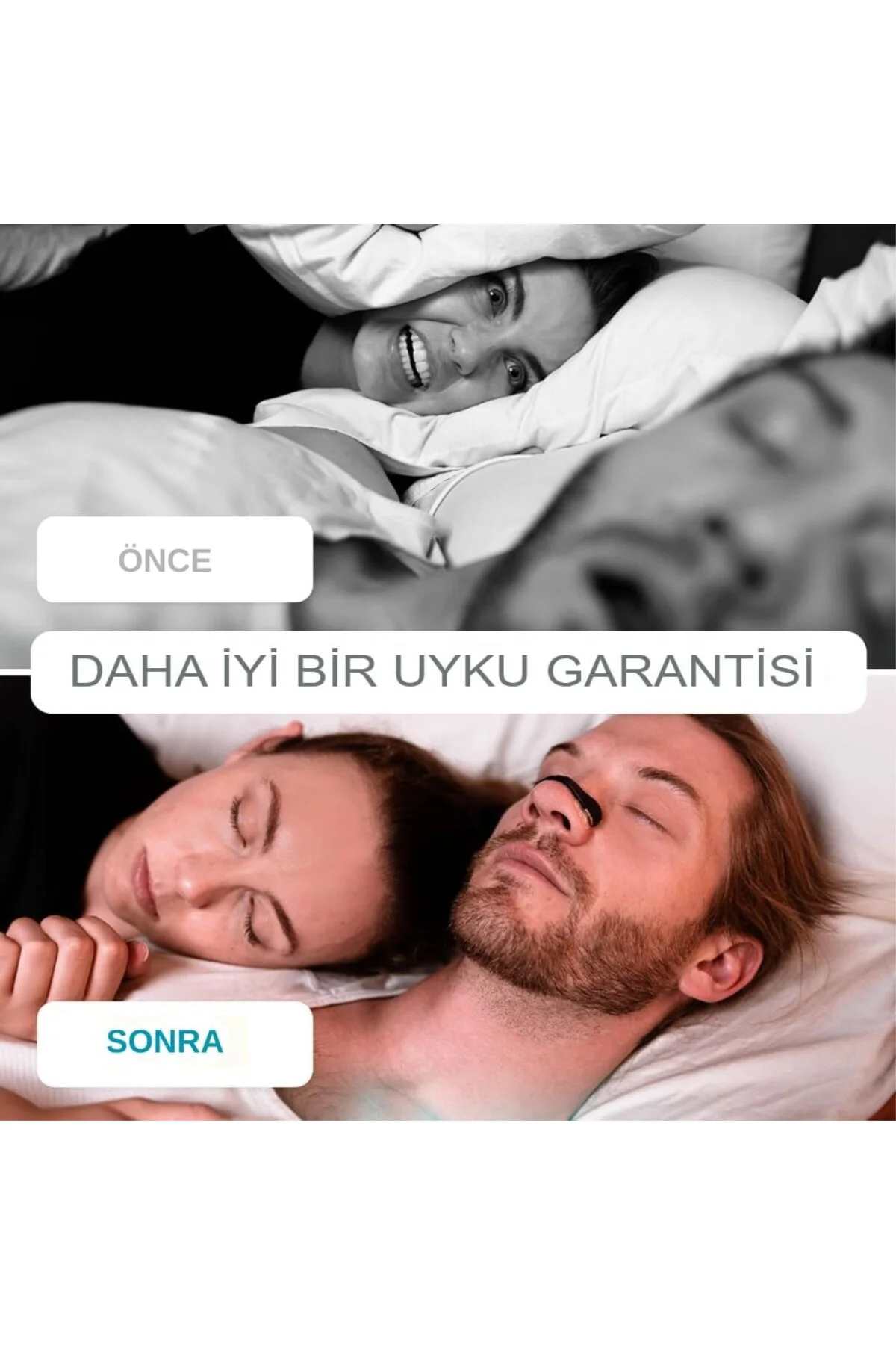 Horlama Önleyici Manyetik, Mıknatıslı Burun Bandı 15 Çift Bant - 