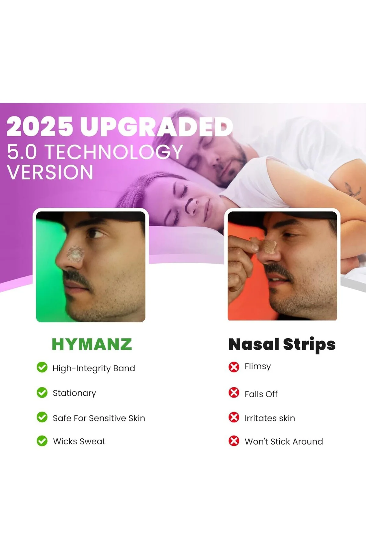 Horlama önleyici manyetik burun bantları (2025 geliştirilmiş vers