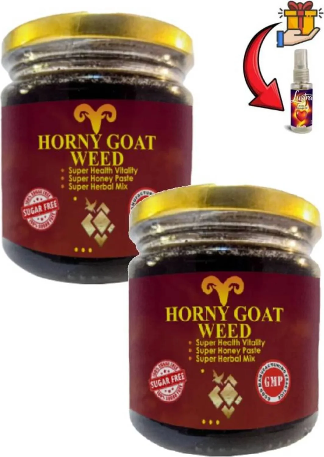 Horny Goat Weed Erkek Takviyesi - 240g x 2 Adet + Lustra Masaj Yağı Fiyatı, Yorumları ve Özellikleri