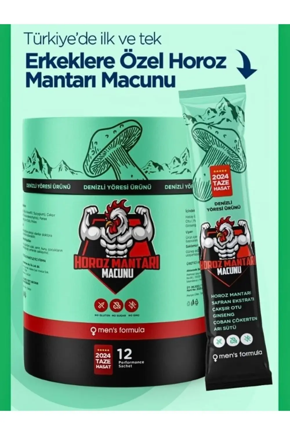 Horoz Mantarı Macunu 3 Adet Özel Formül