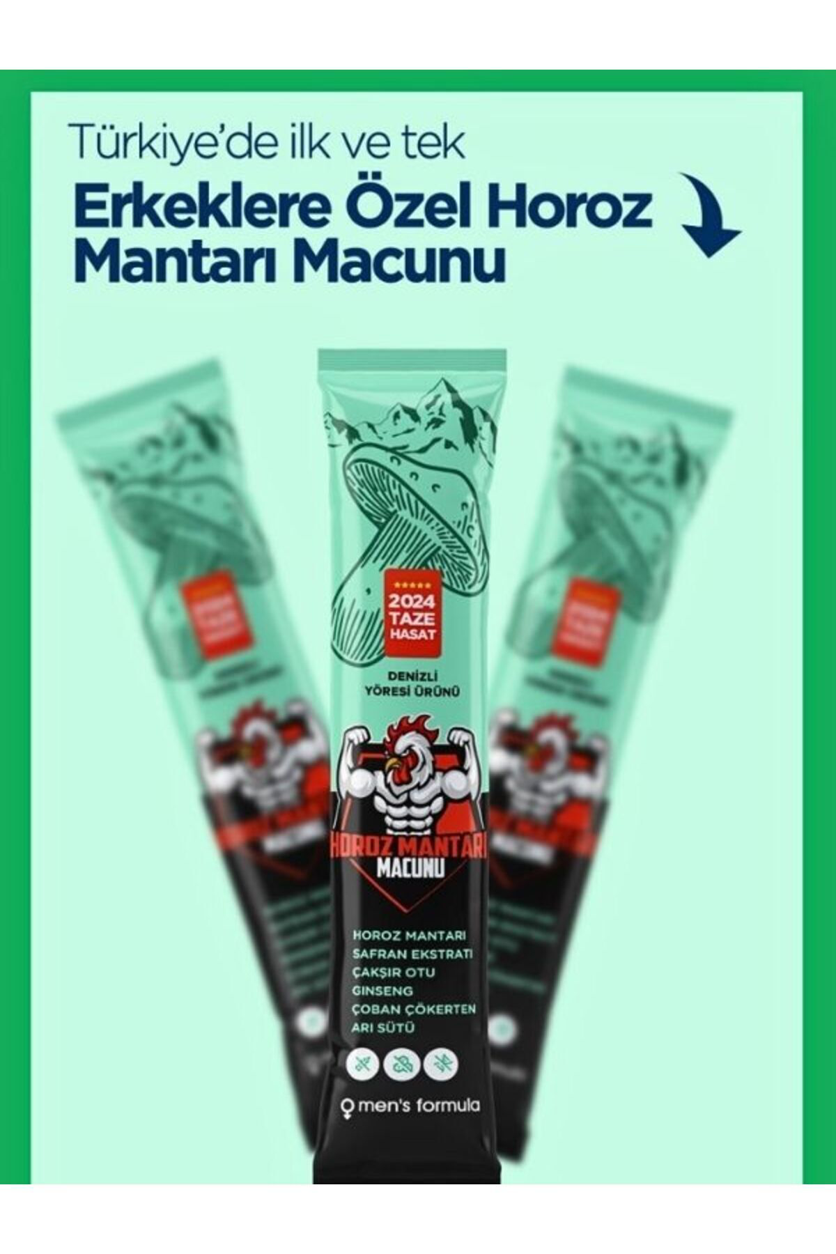 Horoz Mantarı Macunu Güç Kuvet Macunu