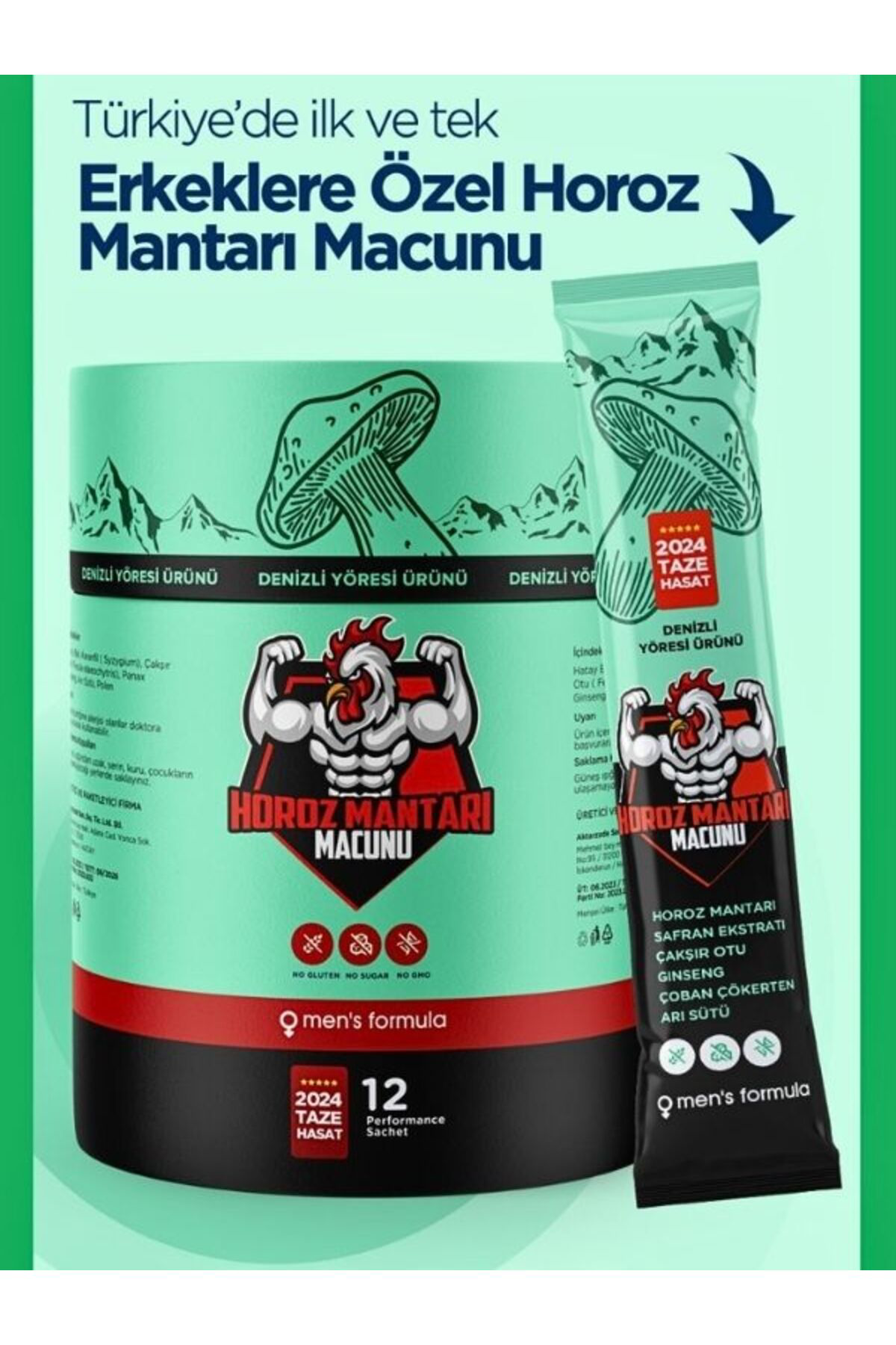 Horoz Mantarı Macunu 2 Adet Özel Formül