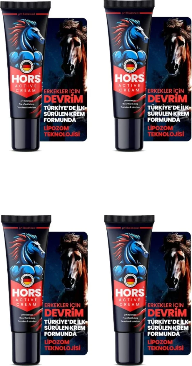 Hors Active Cream Erkeklere Özel Bakım Kremi - 50 ml 4 Adet Set Fiyatı, Yorumları ve Özellikleri