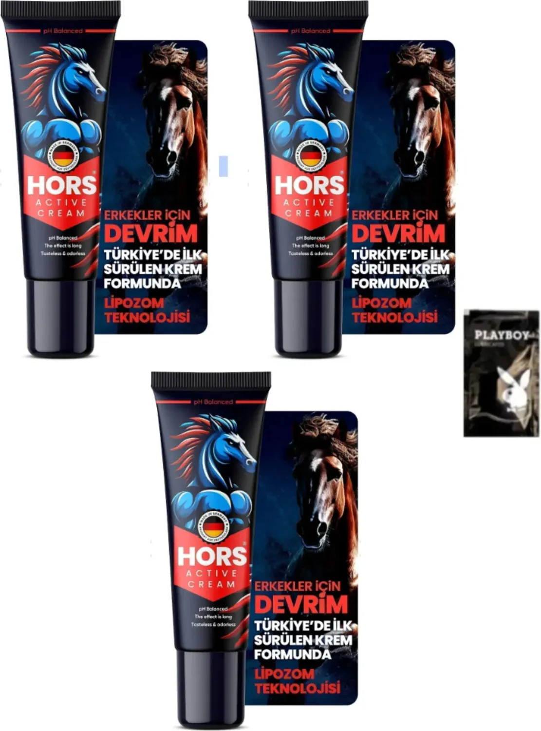 Hors Active Cream P.enis Bakım Seti - 3'lü Krem + 1'li Jel Fiyatı, Yorumları ve Özellikleri