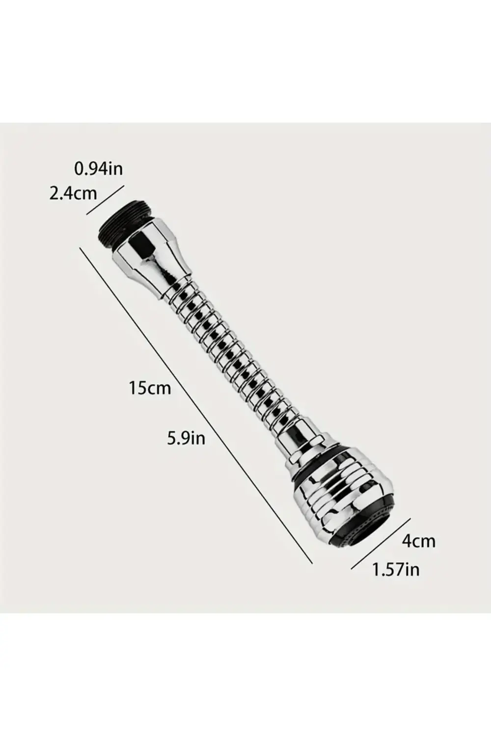 Hortumlu Esnek Su Tasarruflu 2 Modlu Musluk Başlığı