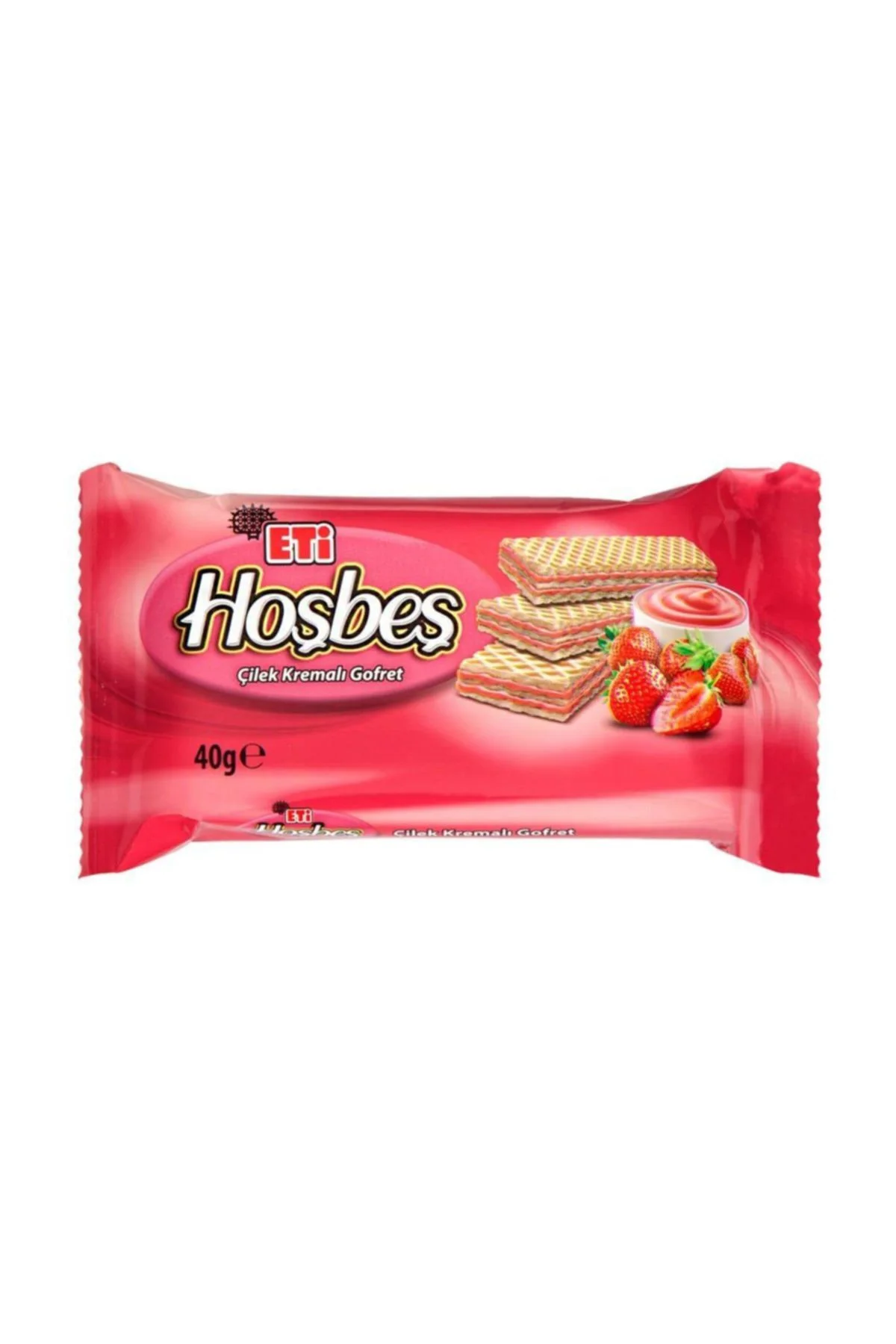 Hoşbeş Çilekli Gofret 40 gr