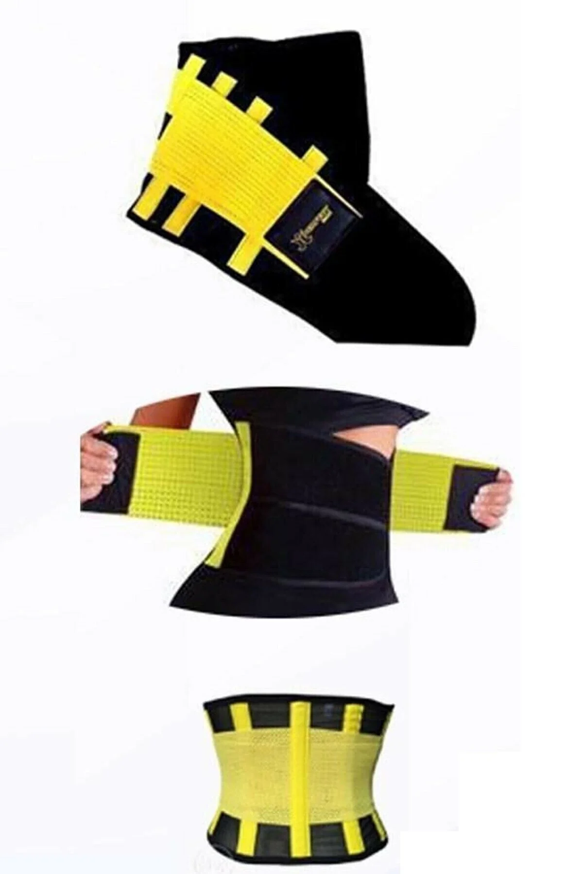 Hot Belt Termal Sauna Kemer Unisex Terletme Korsesi (sarı-siyah) Fiyatı, Yorumları ve Özellikleri