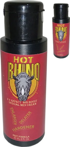 Hot Rhino 3 Etkili Penis Masaj Kremi 2x60 ml - Hacim ve Dayanıklılık Artırıcı Fiyatı, Yorumları ve Özellikleri
