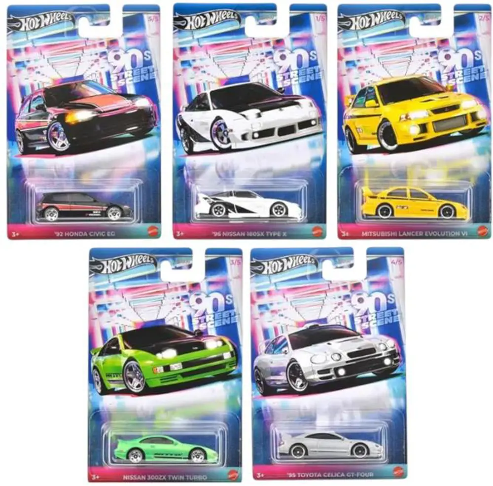 Hot Wheels 90's Street Scene 5'li Set JDY83