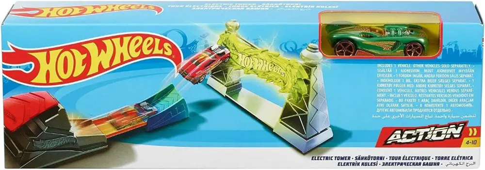 Hot Wheels Akrobasi Atlayış Pist Seti Electric Tower FTH79-FTH80 Hot Wheels Akrobasi Atlayış Pist Seti Electric Tower FTH79-FTH80