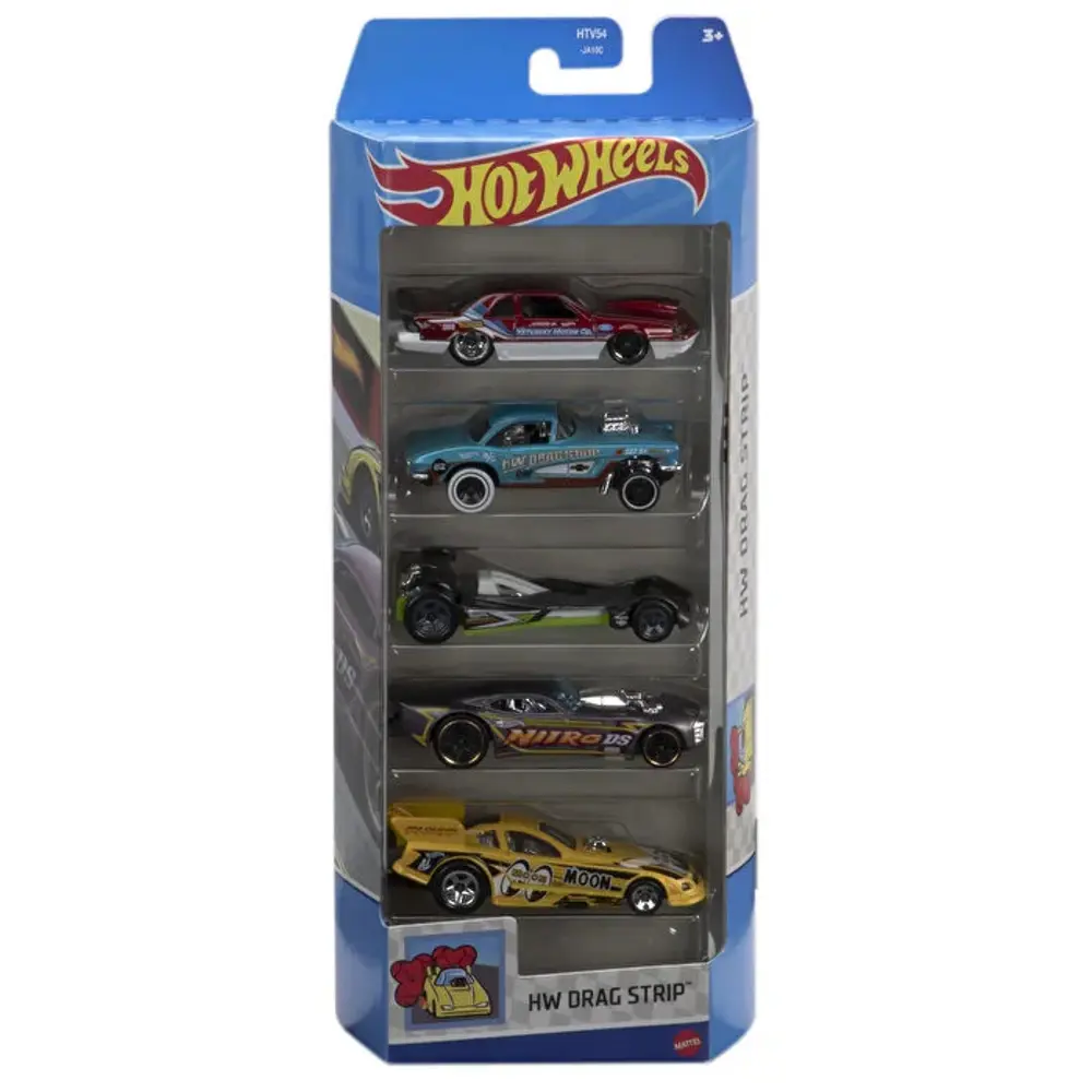 Hot Wheels Beşli Araba Seti HW Dragstrip HTV54