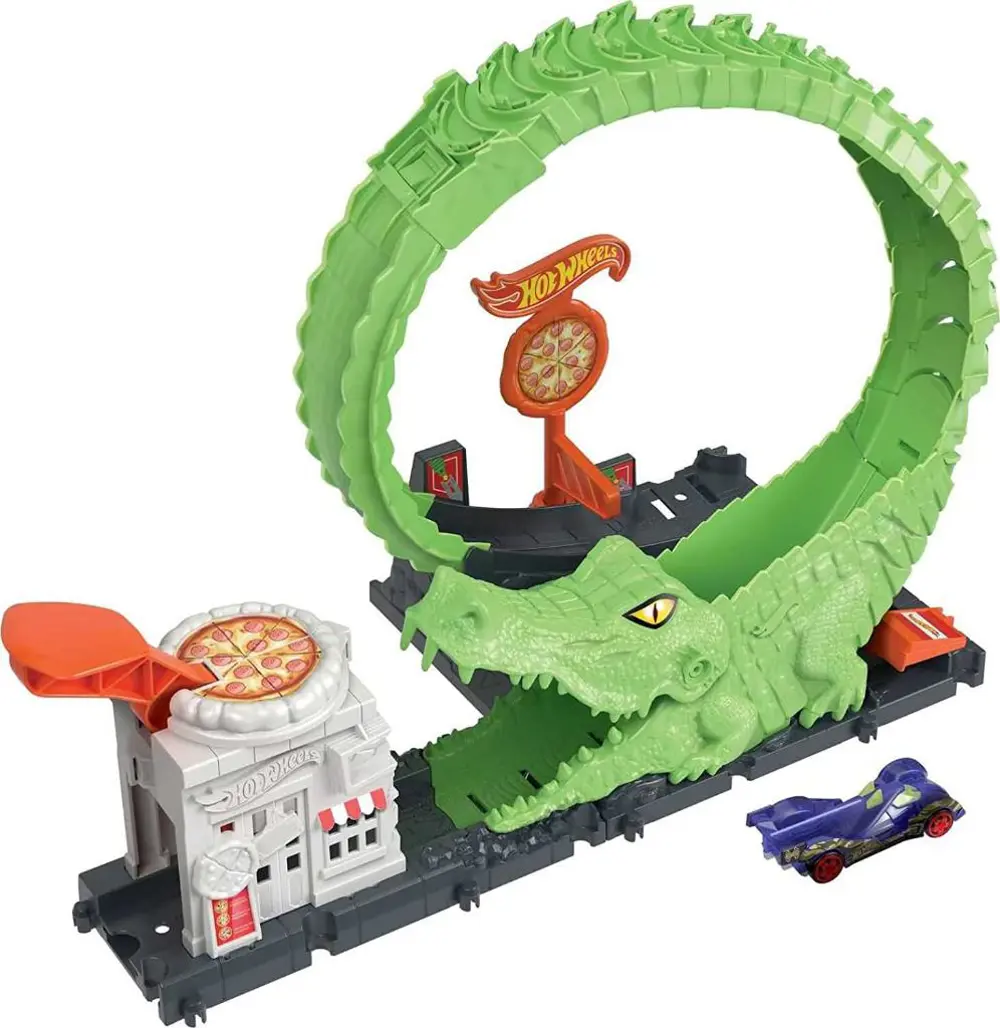 Hot Wheels City Düşmanlarla Mücadele Serisi Gator Loop Attack HDR Hot Wheels City Düşmanlarla Mücadele Serisi Gator Loop Attack HDR