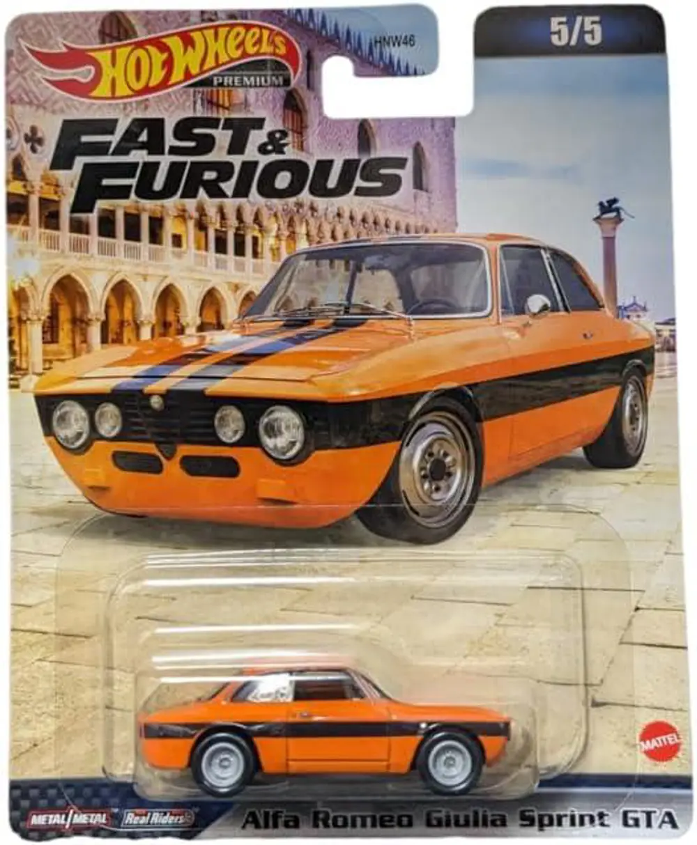 Hot Wheels Fast & Furious Premium Alfa Romeo Giulia Sprint GTA HK