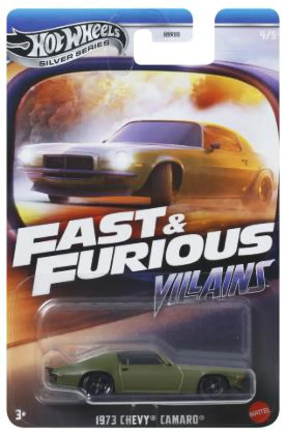 Hot Wheels Fast & furious Villains 1973 Chevy Camaro JBY37