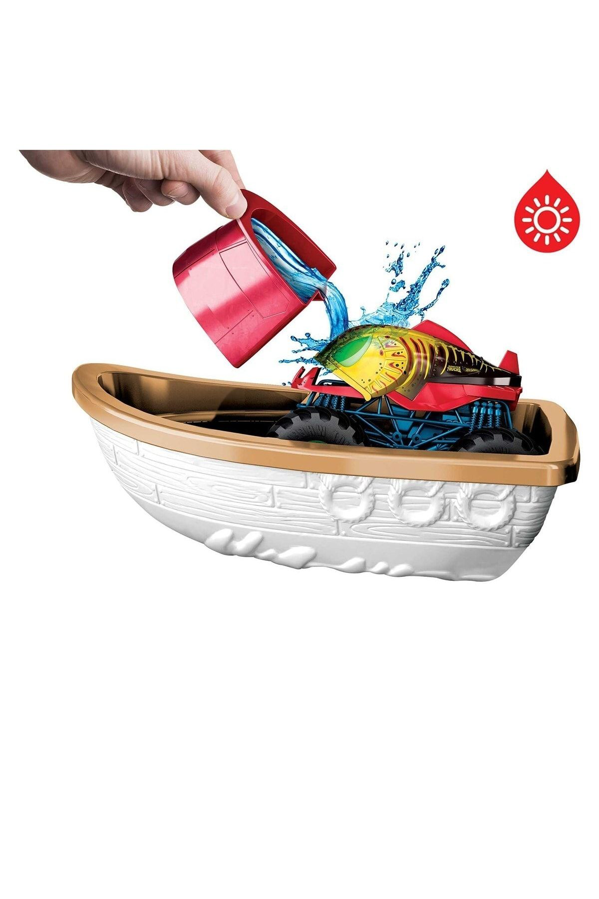 Hot Wheels  Hgv14 - Monster Trucks Renk Değiştiren Araçlar Timsahd