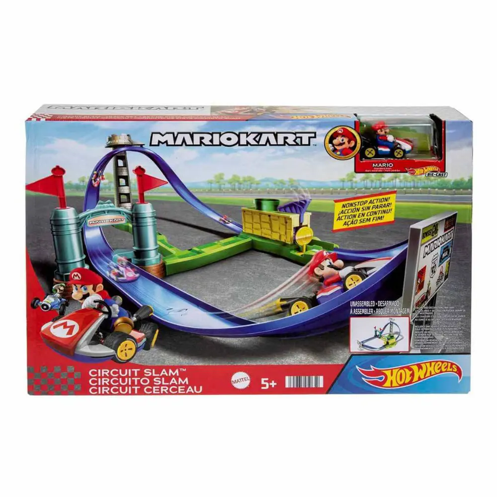 Hot Wheels Mario Kart Keskin Dönüşler Pist Seti HGK59 Hot Wheels Mario Kart Keskin Dönüşler Pist Seti HGK59