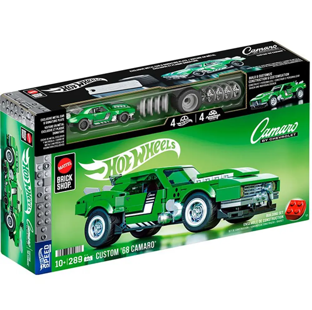 Hot Wheels Mattek Brick Shop Custom '68 Camaro JFT16 Hot Wheels Mattek Brick Shop Custom '68 Camaro JFT16