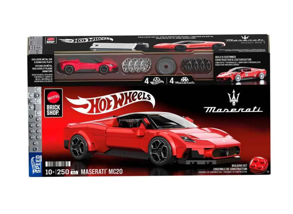 Hot Wheels Mattel Brick Shop Custom Maserati MC20 JFR90 Hot Wheels Mattel Brick Shop Custom Maserati MC20 JFR90