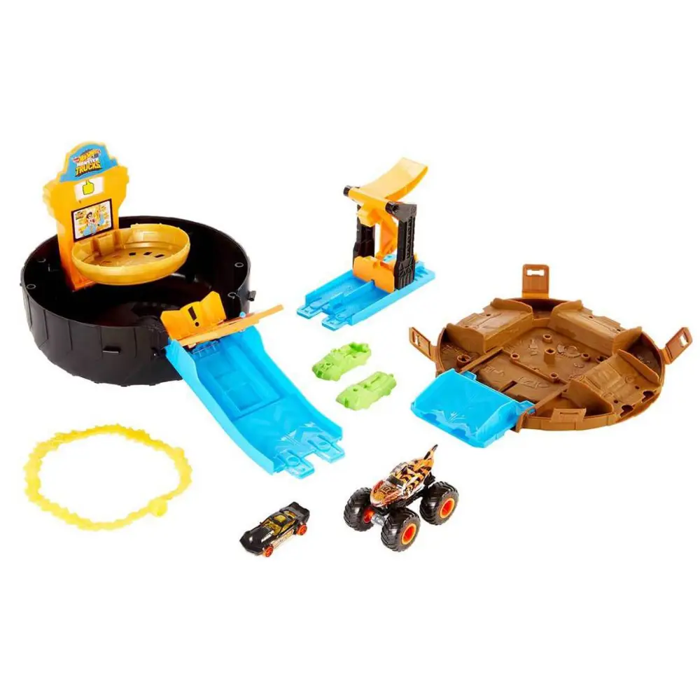 Hot Wheels Monster Trucks Akrobasi Tekerleği Oyun Seti GVK48 Hot Wheels Monster Trucks Akrobasi Tekerleği Oyun Seti GVK48