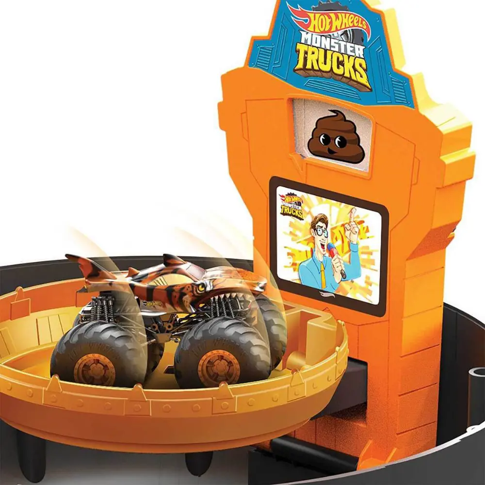 Hot Wheels Monster Trucks Akrobasi Tekerleği Oyun Seti GVK48 Hot Wheels Monster Trucks Akrobasi Tekerleği Oyun Seti GVK48