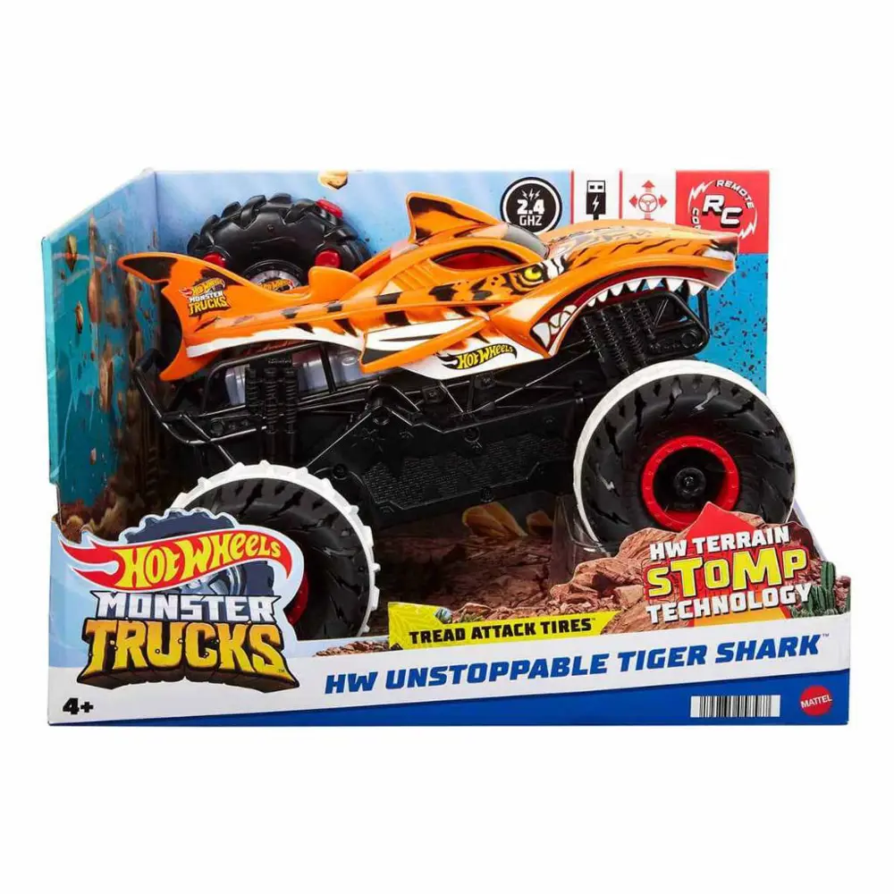 Hot Wheels Monster Trucks Durdurulamaz Tiger Shark HGV87 Hot Wheels Monster Trucks Durdurulamaz Tiger Shark HGV87