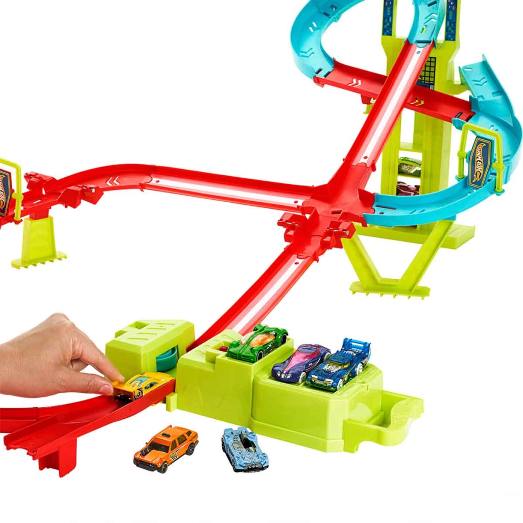 Hot Wheels Neon Yarışlar Çoklu Yarış Heyecanı Pist Seti HPC07 Hot Wheels Neon Yarışlar Çoklu Yarış Heyecanı Pist Seti HPC07