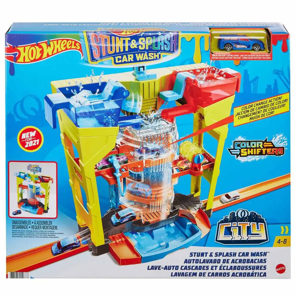 Hot Wheels Oto Yıkama Renk Değiştirme Oyun Seti GRW37 Hot Wheels Oto Yıkama Renk Değiştirme Oyun Seti GRW37