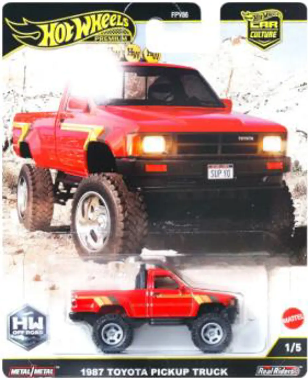 Hot Wheels Premium Car Culture Off Road 1987 Toyota Pickup Truck 