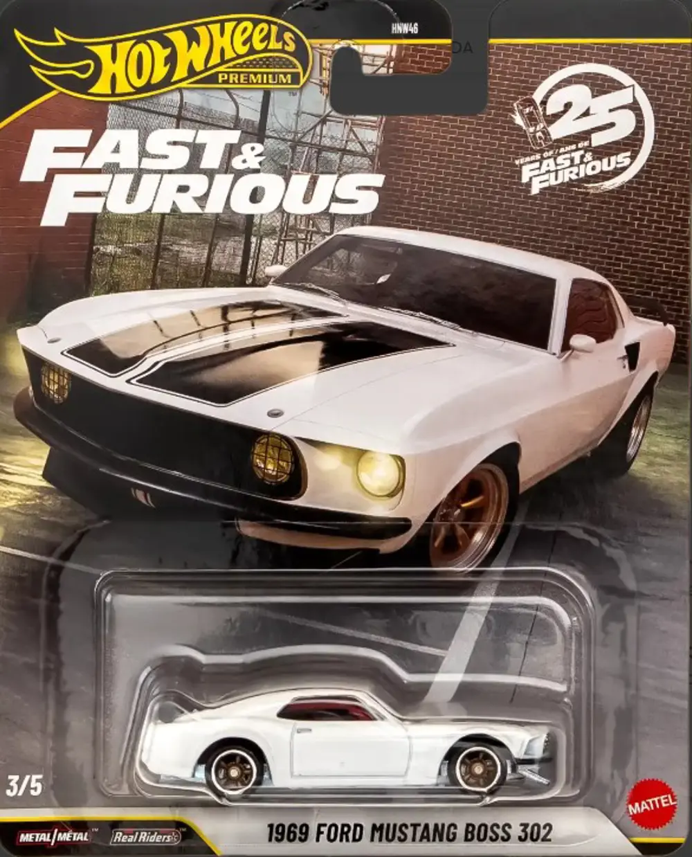 Hot Wheels Premium Fast & Furious 1969 Ford Mustang Boss 302 JHW7