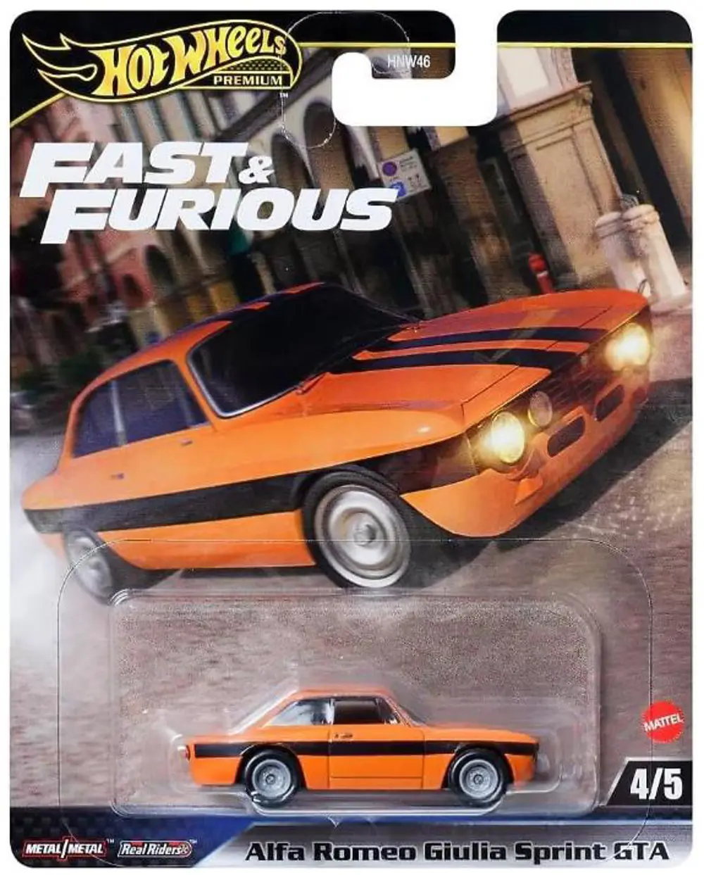 Hot Wheels Premium Fast & Furious Alfa Romeo Giulia Sprint GTA JB