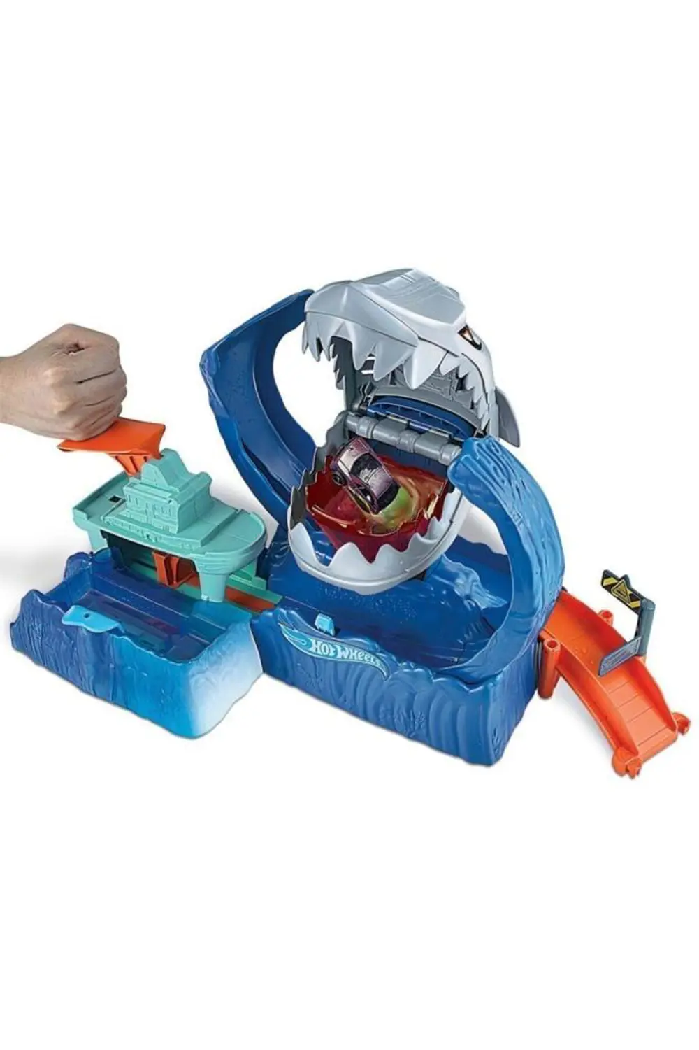 Hot Wheels Robotik Köpek Balığı Renk Değiştiren Oyun Seti GJL12