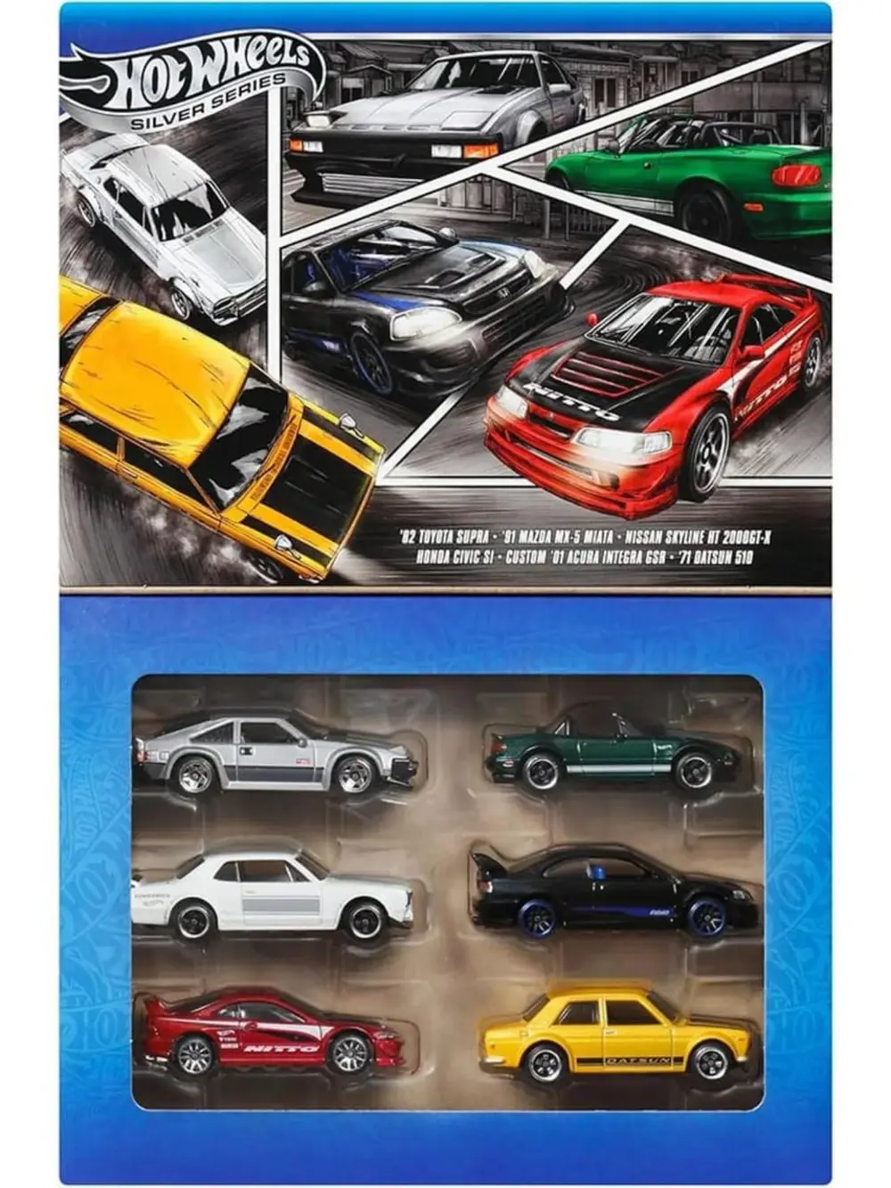Hot Wheels Silver Series 6 Araçlı Set JBY77