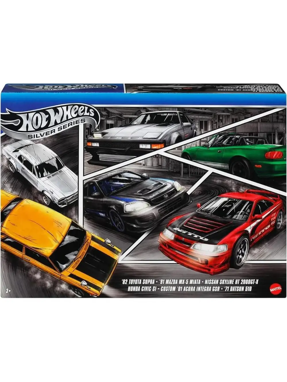 Hot Wheels Silver Series 6 Araçlı Set JBY77