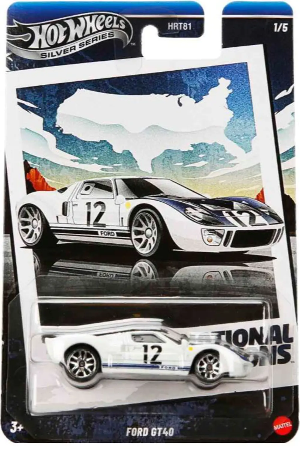 Hot Wheels Silver Series Ford GT40 JBY87