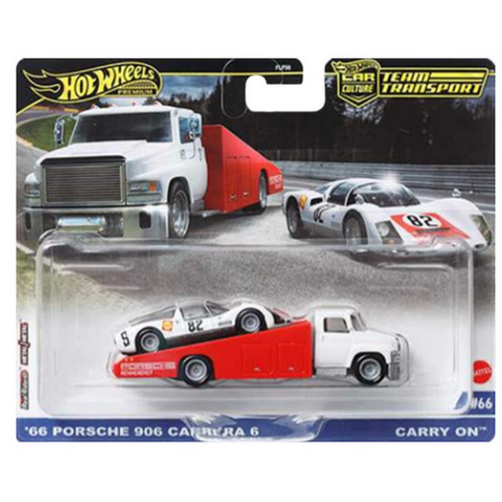 Hot Wheels Team Transport 2024 Mix 2-66 Porsche 906 Carrera 6 HRV Hot Wheels Team Transport 2024 Mix 2-66 Porsche 906 Carrera 6 HRV