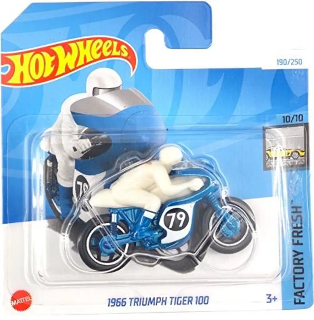 Hot Wheels Tekli Arabalar 1966 Triumph Tiger 100 HTD43 (Factory F