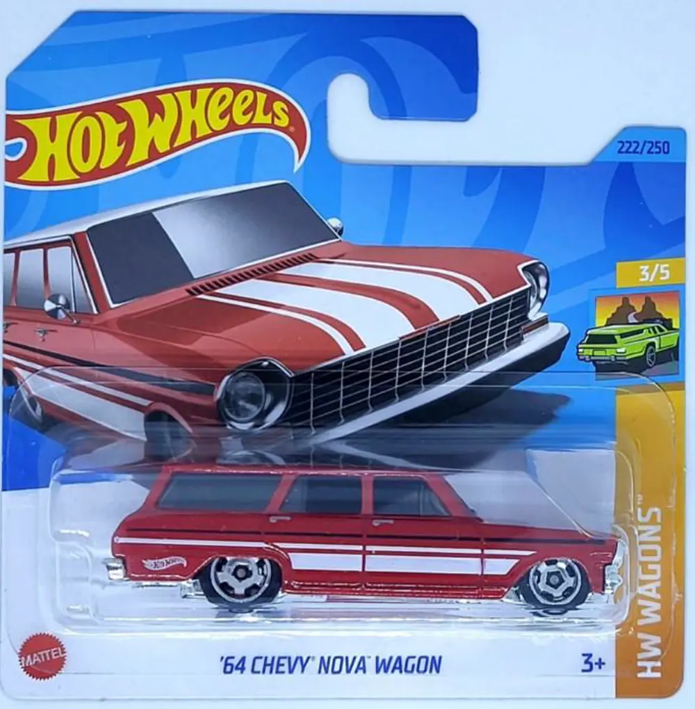 Hot Wheels Tekli Arabalar '64 Chevy Nova Wagon HKH70 Hot Wheels Tekli Arabalar '64 Chevy Nova Wagon HKH70
