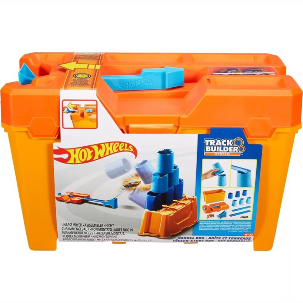 Hot Wheels Track Builder Serisi Yarış Seti Turuncu FLK89-GCF91