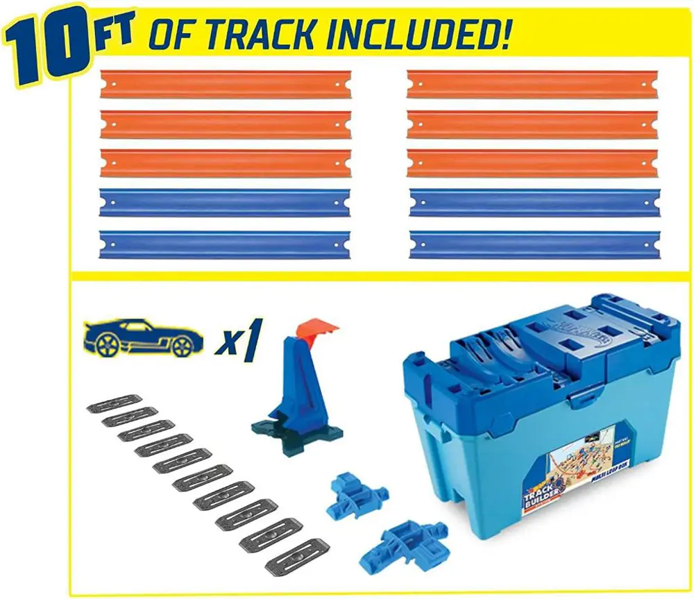 Hot Wheels Track Builder Uzman Serisi Yarış Seti FLK89-FLK90