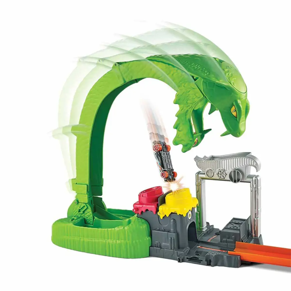 Hot Wheels Zehirli Yılanla Çarpışma Oyun Seti GTT93