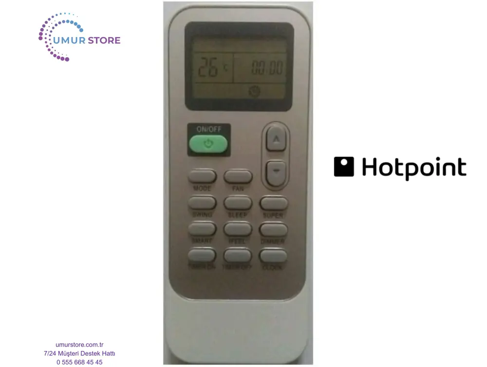 Hotpoint Klima Kumandası Hotpoint Klima Kumandası