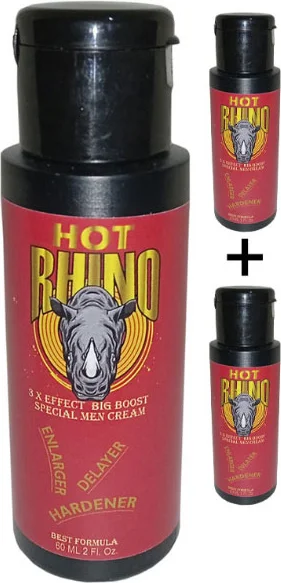 Hotrhino 3 Etkili Penis Masaj Kremi - 3'lü Set (60 ml) Fiyatı, Yorumları ve Özellikleri