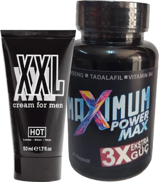 Hotxxl Hacim Destek Kremi + 3x Black Box Maximum 30 Set | 50 ml Erkek Bakım Ürünü Fiyatı, Yorumları ve Özellikleri
