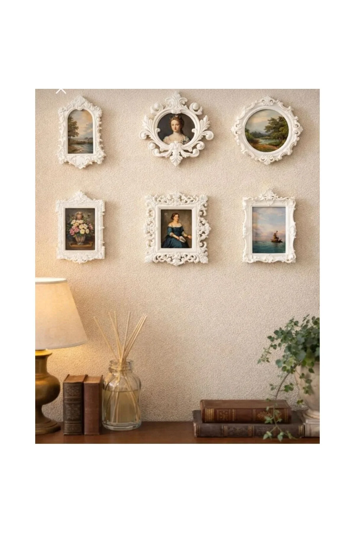 HOUSETREND Mini Çerçeveler 6’lı Ev Dekorasyonu Museum Of Us Sevgililer Günü Mini Müze Dekor